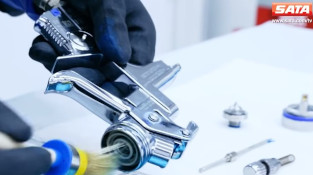 How to clean your SATA spray gun