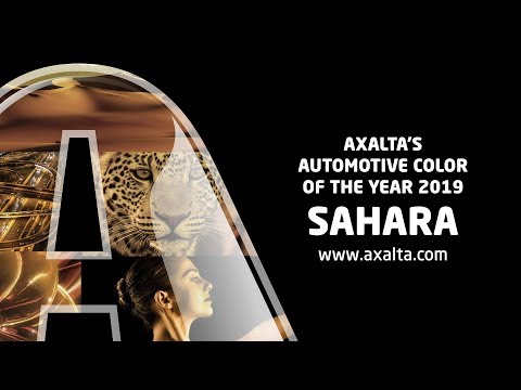 Sahara Axalta Automotive Color of the Year 2019