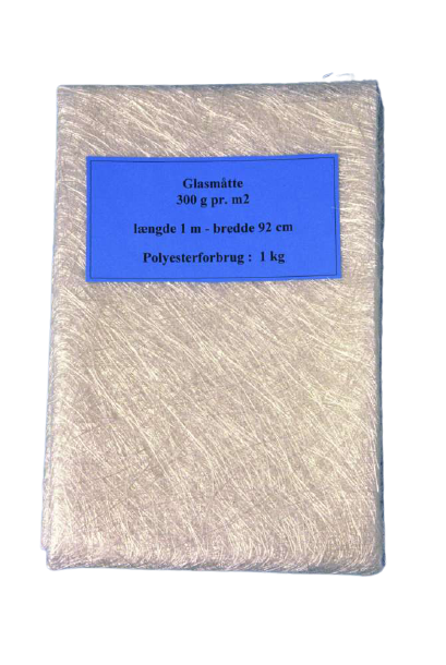Glasmåtte 300gram 1M x 92Cm