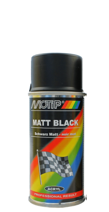 Spraymaling - Mat Sort 150 Ml