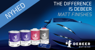 DeBeer takes the lead with matte clearcoats